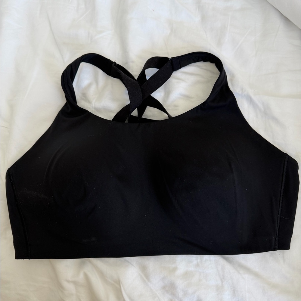 lululemon athletica Black Cross-Back Sports Bra